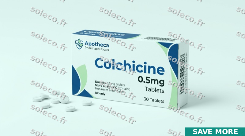 Colchicine 0.5mg – Colchicine pour traitement de la goutte – Livraison en France